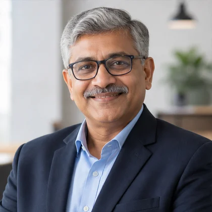 Indian business owner portrait